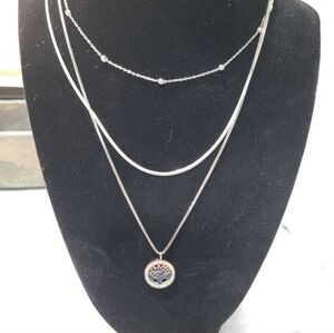 Three layers tree of life Necklace